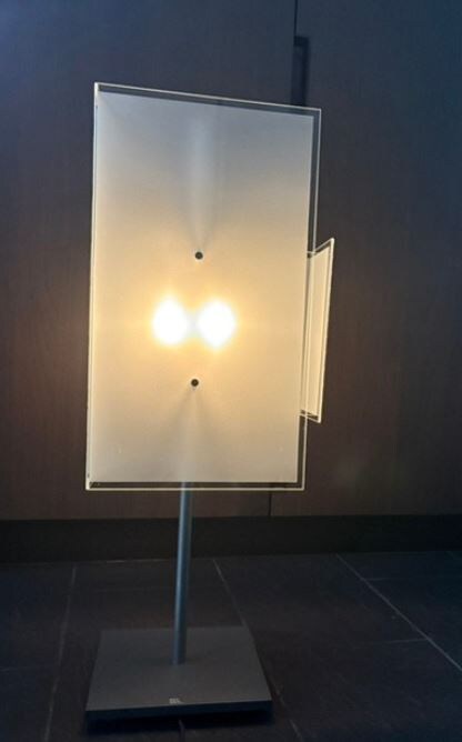 Торшер Grata ROLF BENZ, Германия.   Основание: металл, стекло.