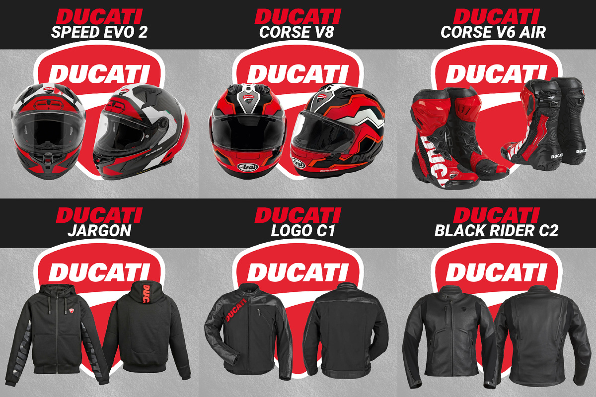 ПОДБОРКА МОТОЭКИПА DUCATI.