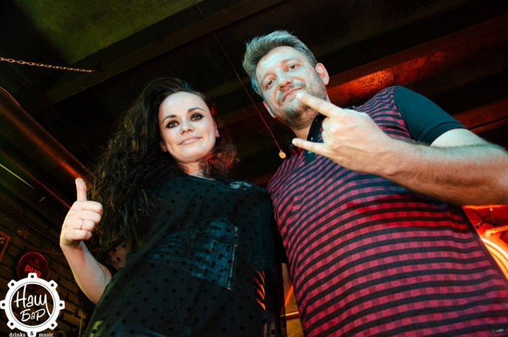 Мария и Андрей Брезинские, основатели рок-бара «Наш бар»