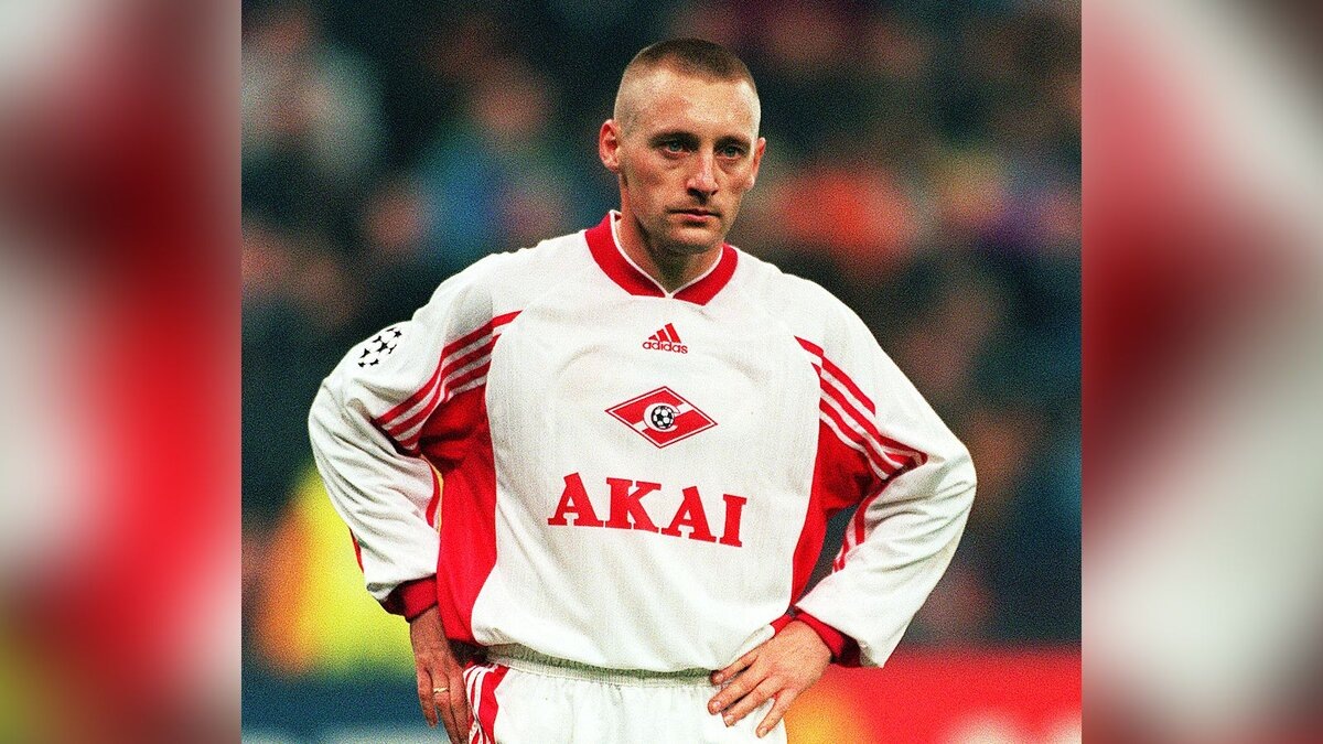 Андрей Тихонов в Спартаке. Выступал за клуб с 1992 по 2000 годы и в 2011 году один прощальный матч