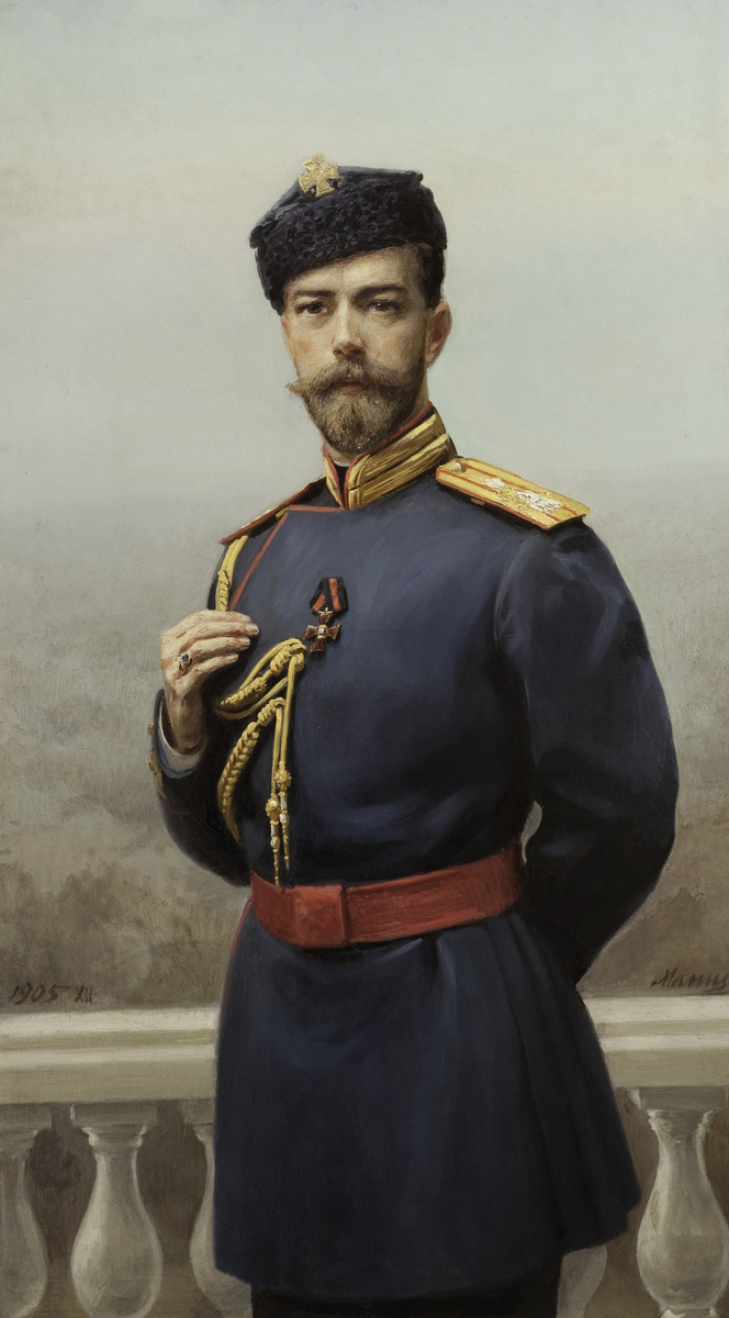 Портрет императора Николая II. Г. М. Манизер. 1905 г.