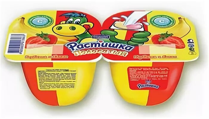 Изображение товарного знака «Растишка» (© Danone) использовано в информационных целях для освещения культурного феномена эпохи.