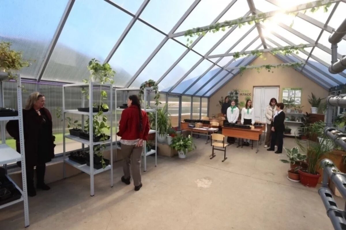    В школе № 11 села Супсех в Анапе готовят будущих аграриев и учителей