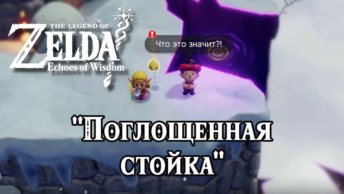 Дополнительное задание "Поглощенная стойка" в игре "The Legend of Zelda: Echoes of Wisdom"