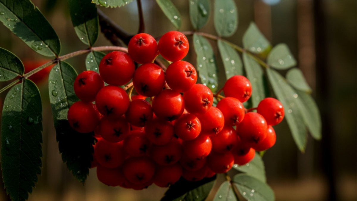 Ягода рябина