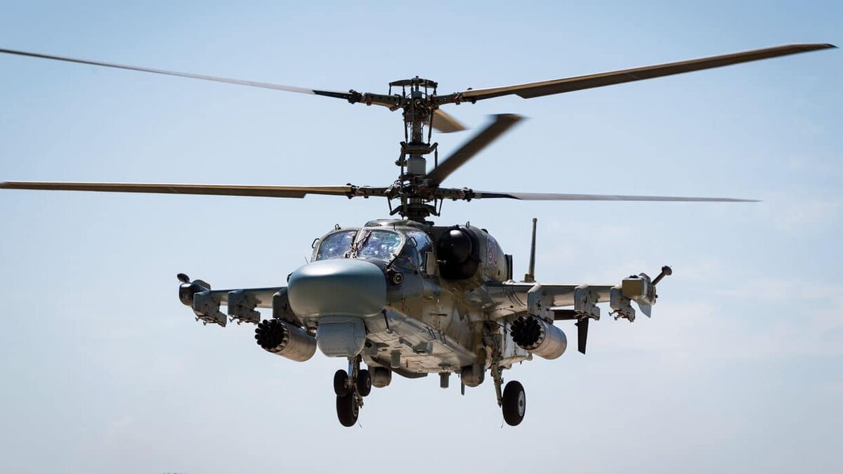 Настоящий Ка-52 в небе