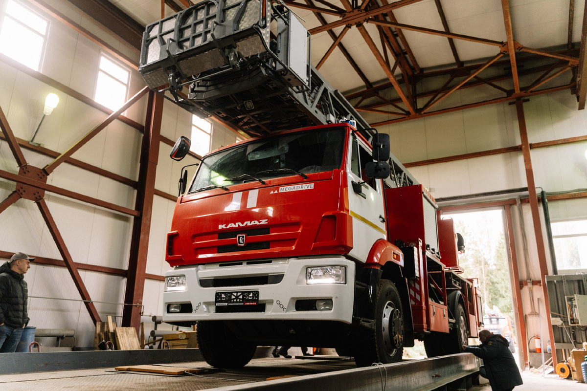 Испытания АЛ-34 во ВНИИПО МЧС