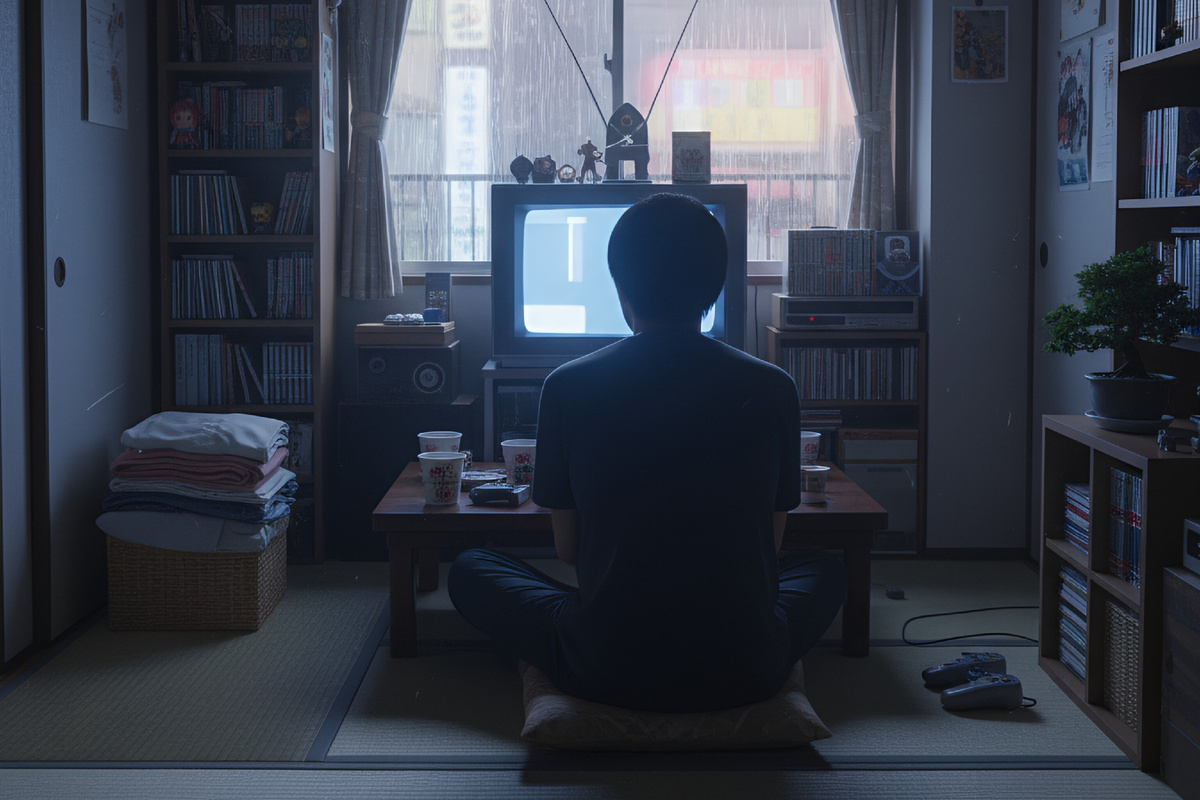 Одиночество в Японии часто прячется за закрытыми шторами.