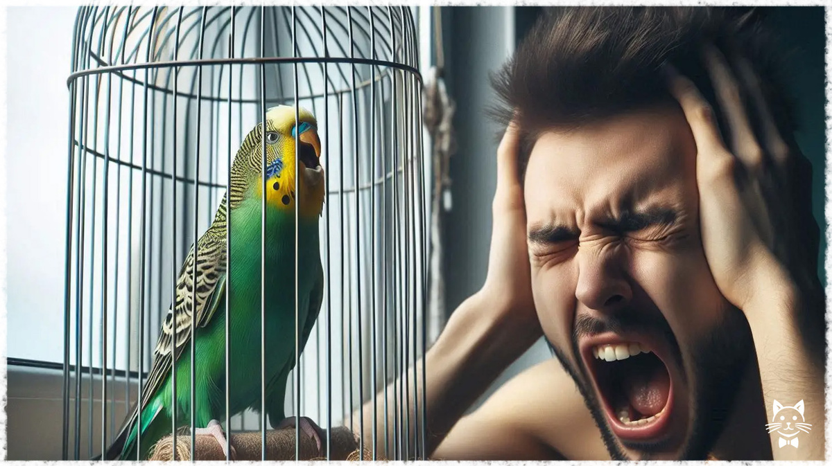 Попугай кричит
