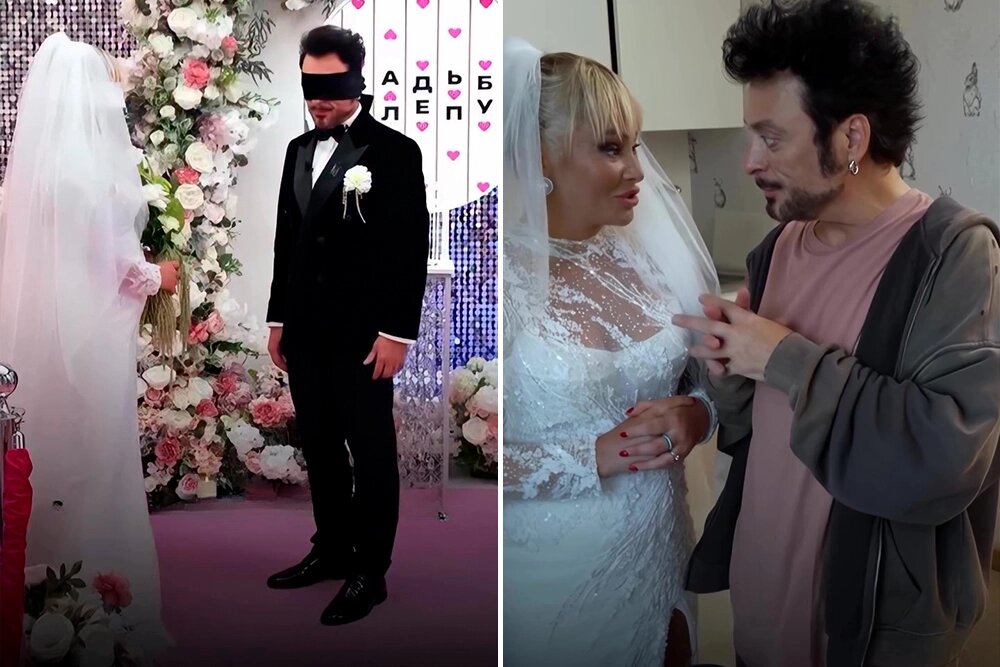    Свадьба Даны Борисовой и актера Владимира Тишко. Фото: Пресс-служба телеканала «Пятница»