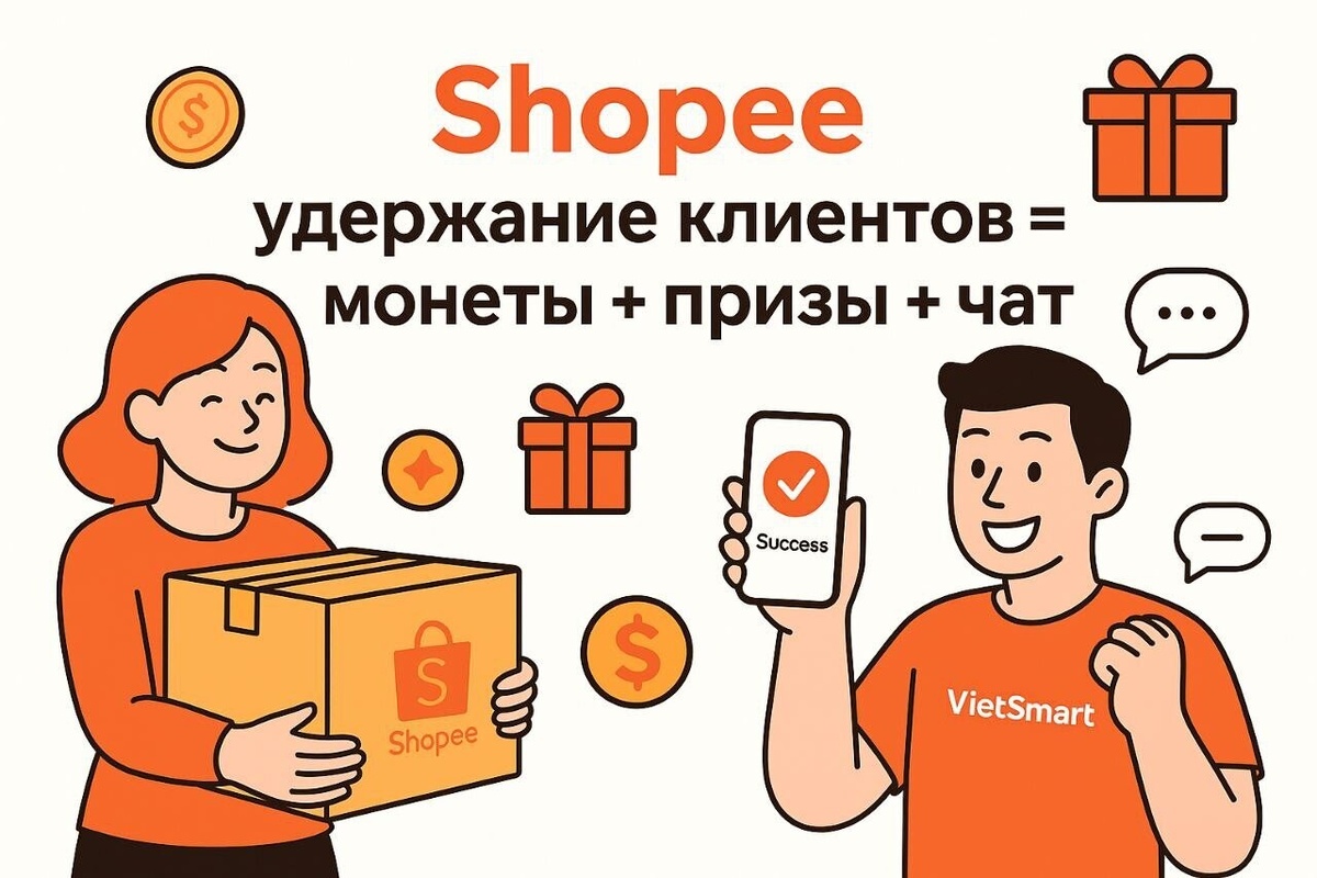 Как привлечь и удержать клиента? На Shopee есть достаточно инструментов для этой цели 😉