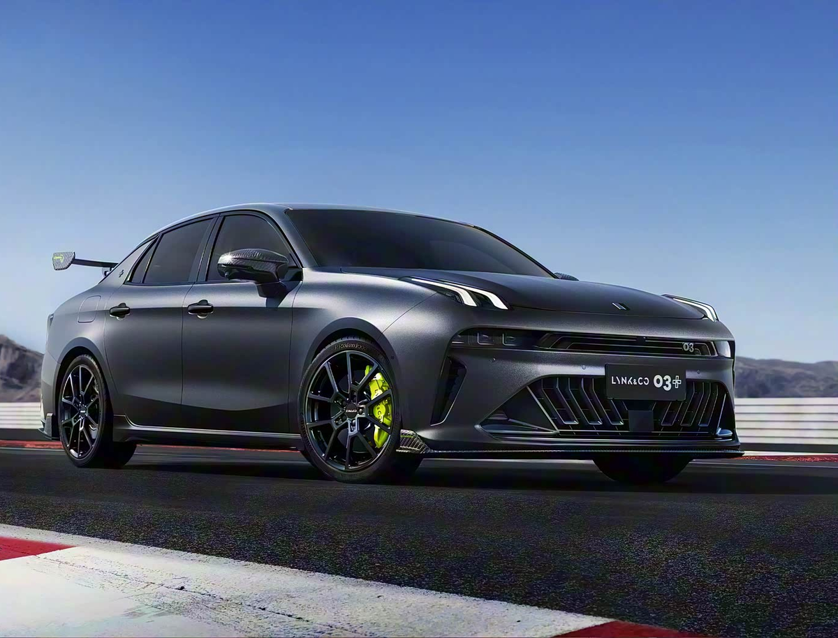 Спортивный вариант исполнения нового седана Lynk & Co 03+ 2026 модельного года
