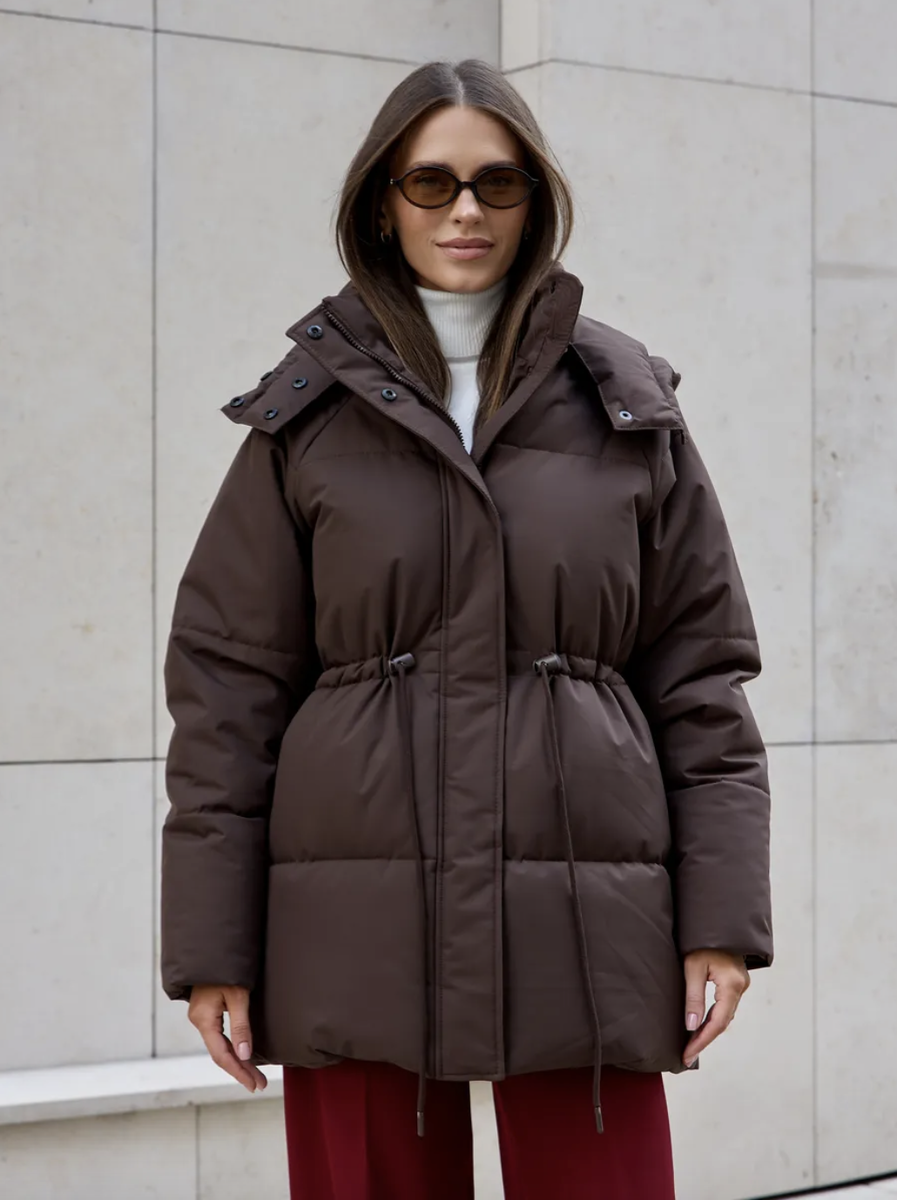 КУРТКА С ТАЛИЕЙ НА КУЛИСКЕ SOFO С WILDBERRIES