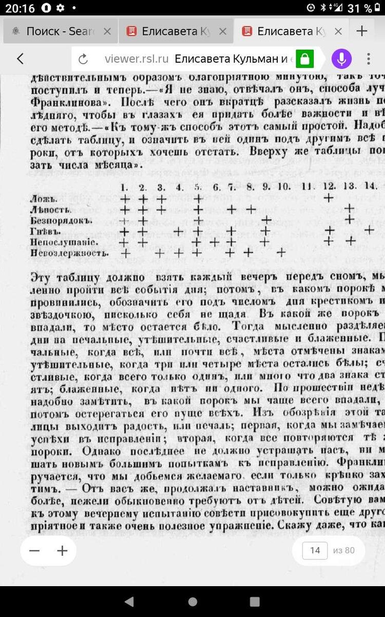 Скриншот из старинной книги, РГБ, Ленинская библиотека.