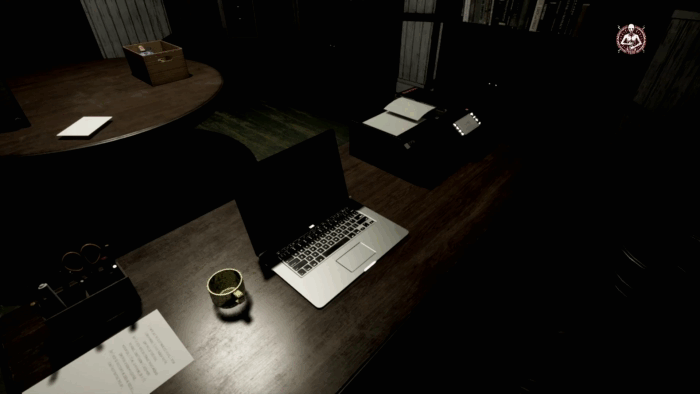 Gif картинка "Садимся за рабочий стол"