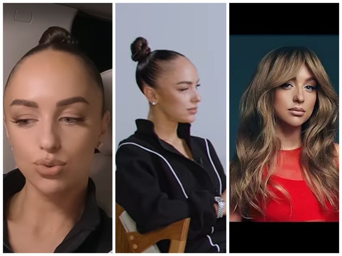 кадры из интервью Надежде Стрелей vs сценический образ (фото из открытых источников)