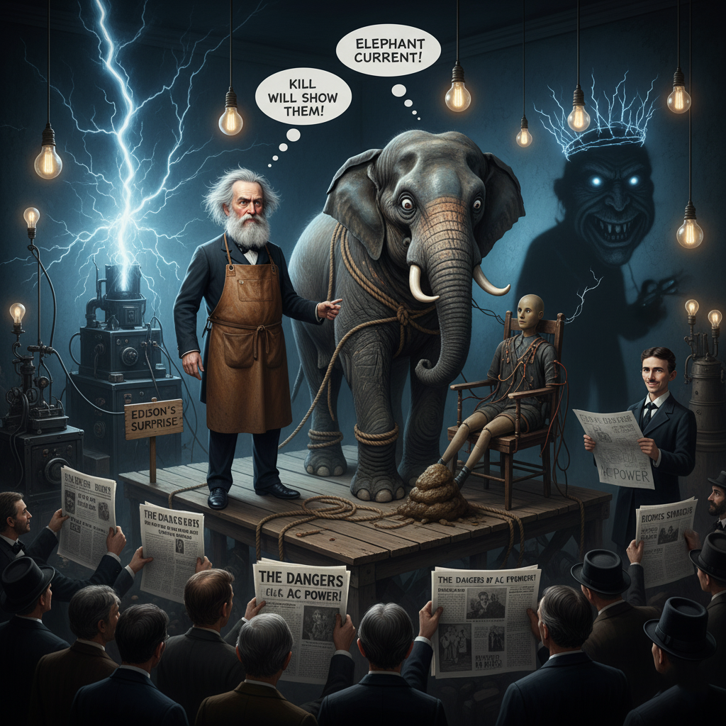 Томас Эдисон против переменного тока