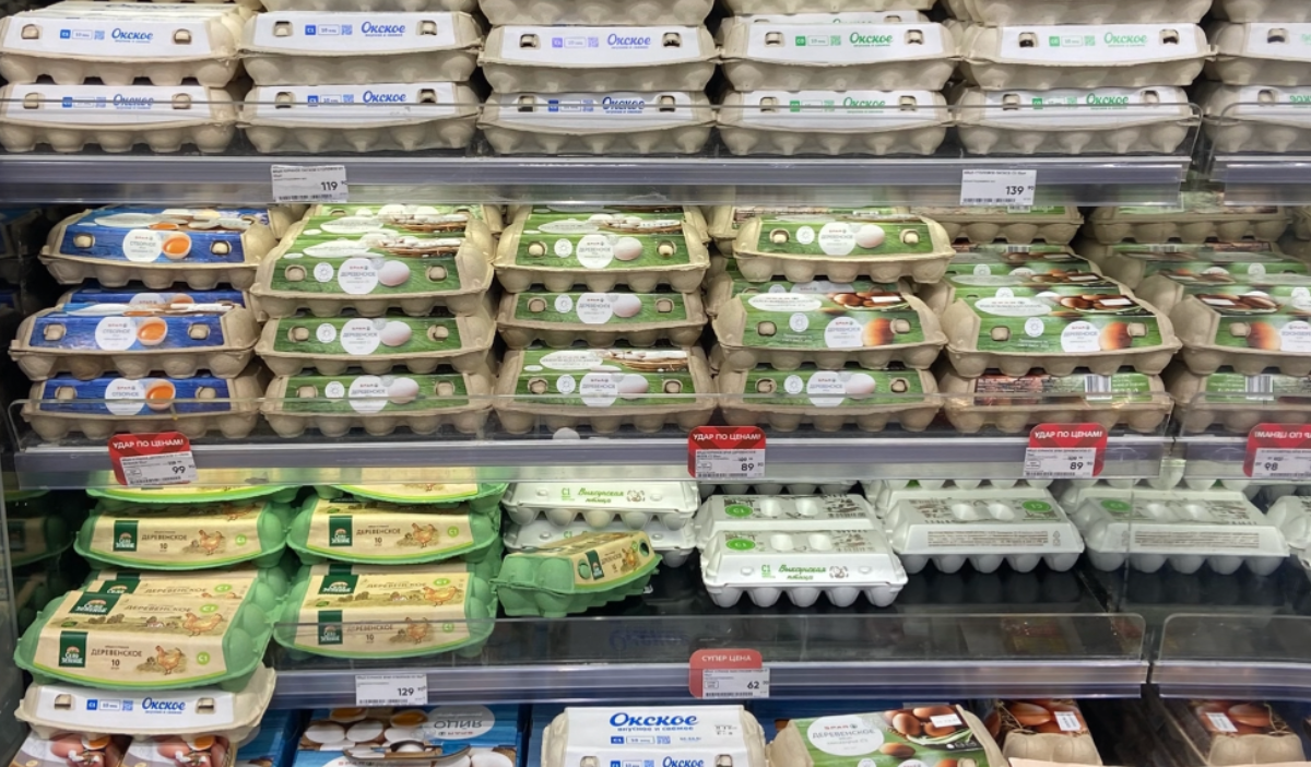     Яйцо в супермаркете. Источник: АОН Автор фото: Никита Белых