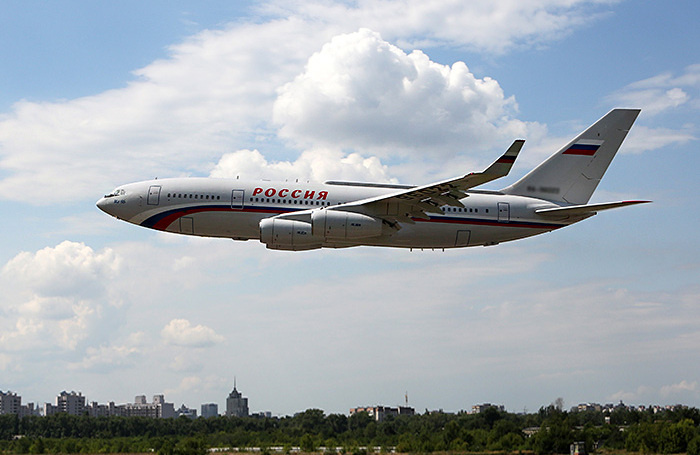     Борт Ил-96 Специального летного отряда «Россия».Марина Лысцева/ТАСС