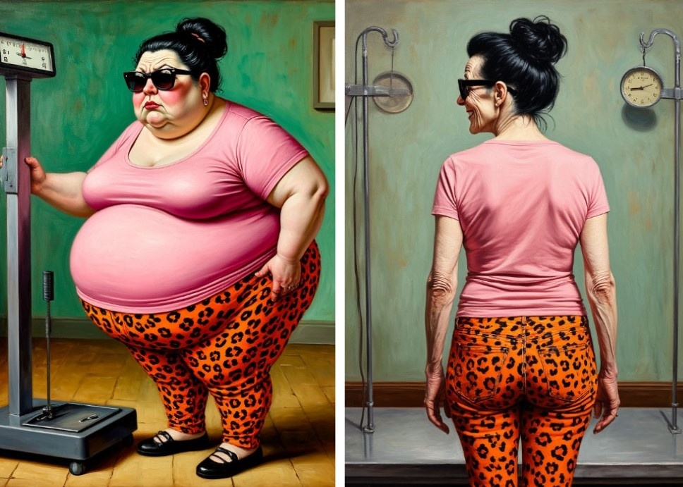 То полнела, то худела