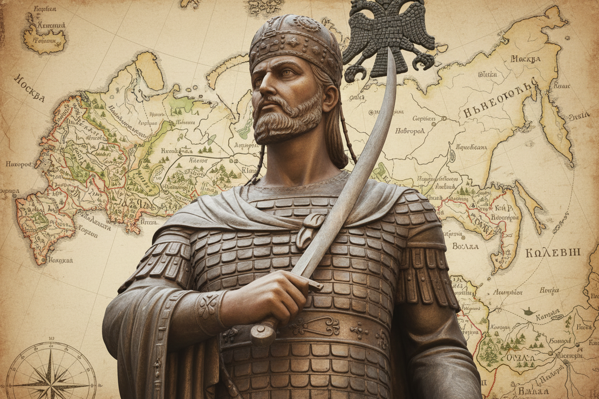 Фотоколлаж автора. Последний император Византии Константин