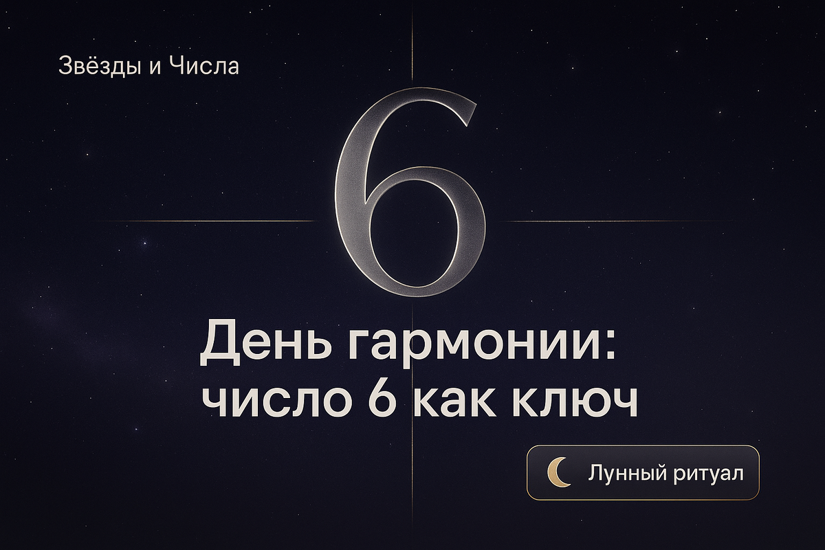    День гармонии и число 6 как ключ к трансформации ваших отношений и жизни Мария