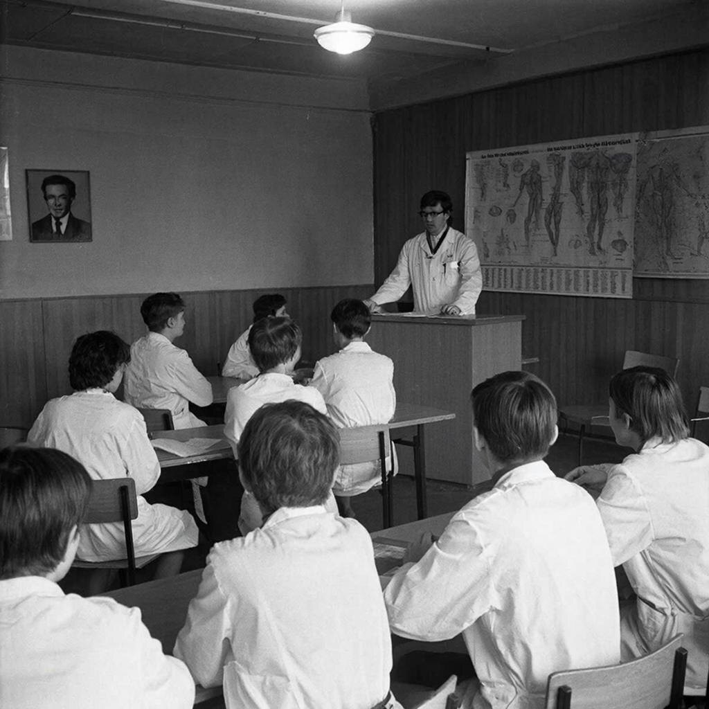 Студенты-медики. Изображение сгенерировано сервисом GigaChat 