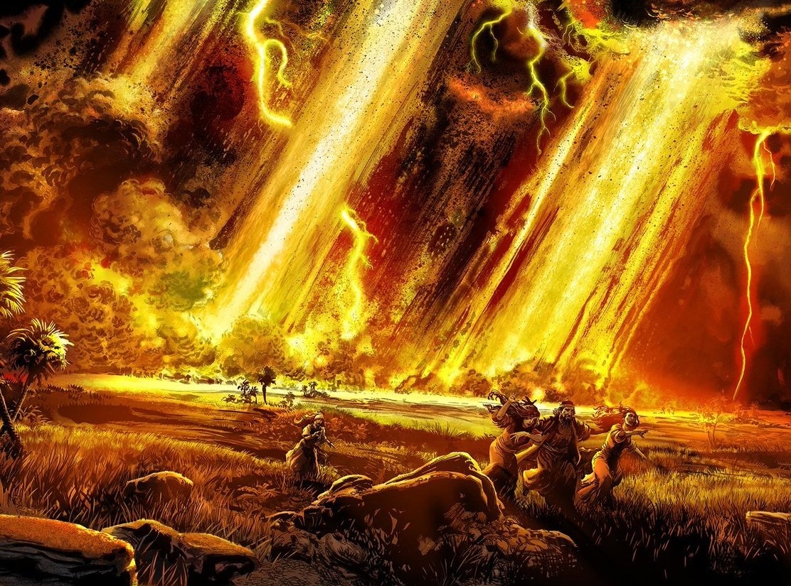 Джон Мартин уничтожение содома и гоморы