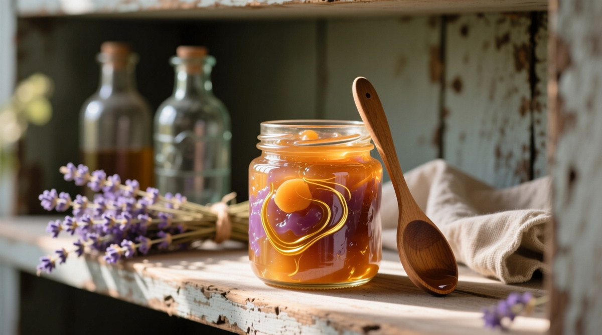 Абрикосово-лавандовый джем