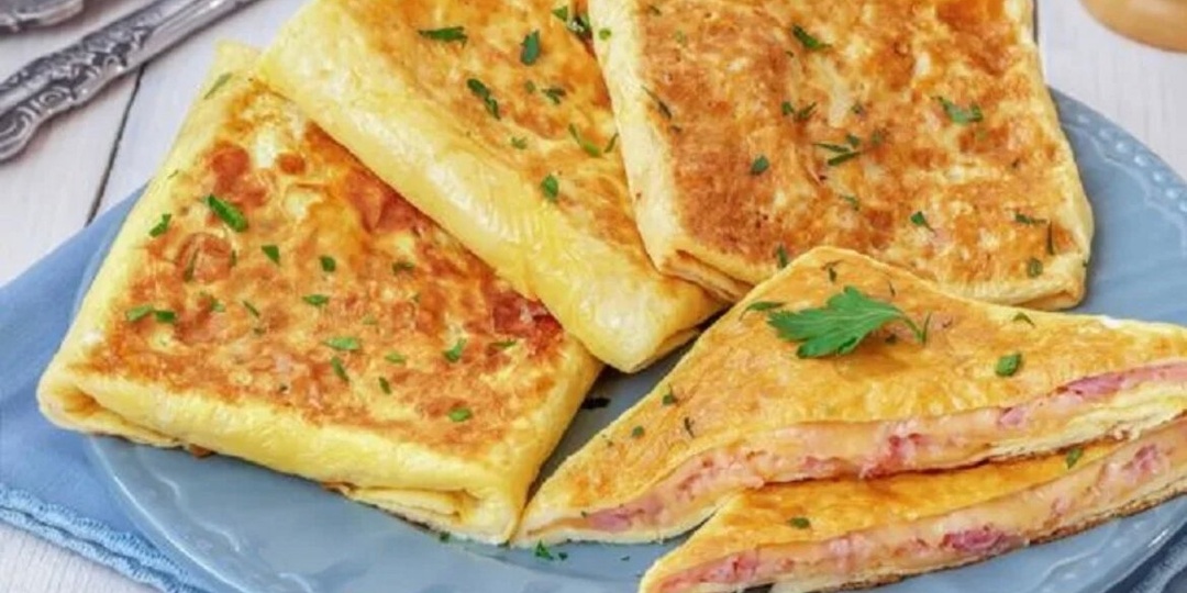 Яичные конвертики: Идеальный завтрак за 15 минут