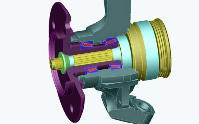 Ступичный узел с двумя однорядными подшипниками (Фото: drive2.ru)
