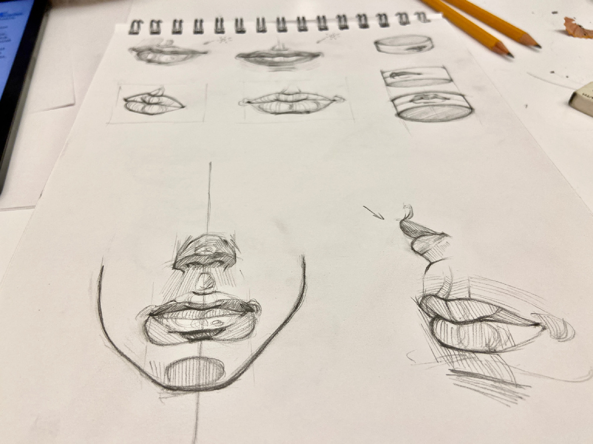 Тени на губах