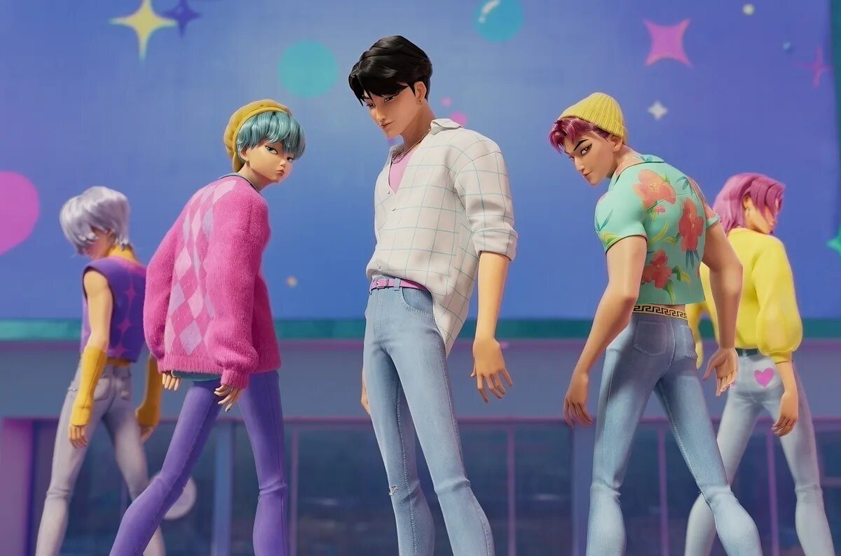 Участники демонической группы Саджа Бойз (Мистери, Бейби, Джину, Эбби, Романс)