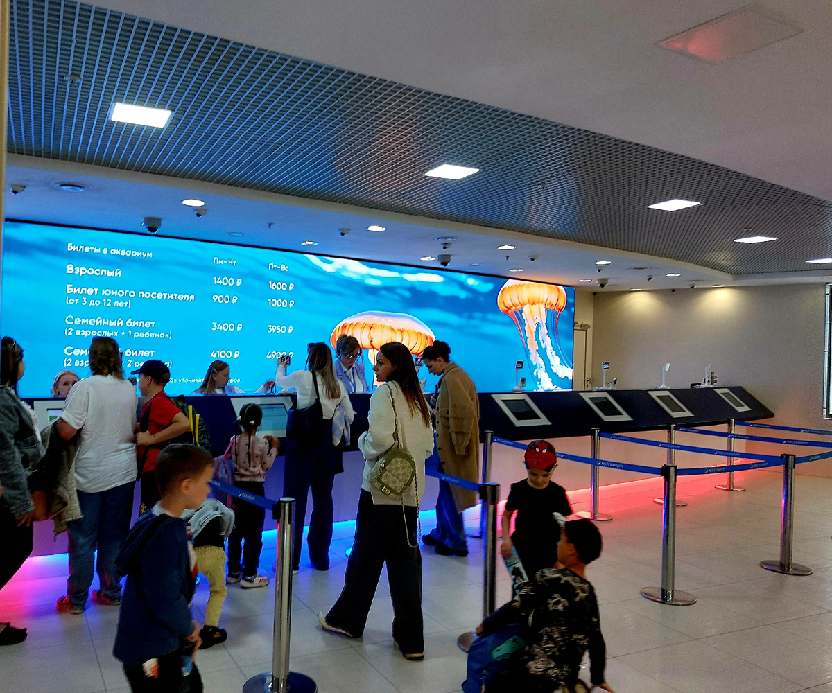Кассы Москвариума 