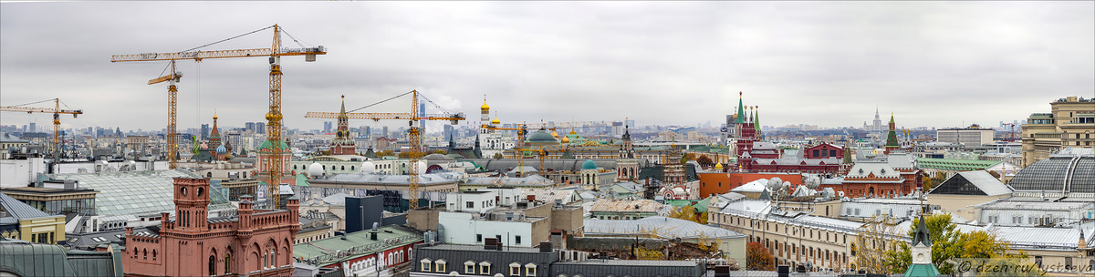 Панорама города с крыши "Детского мира"