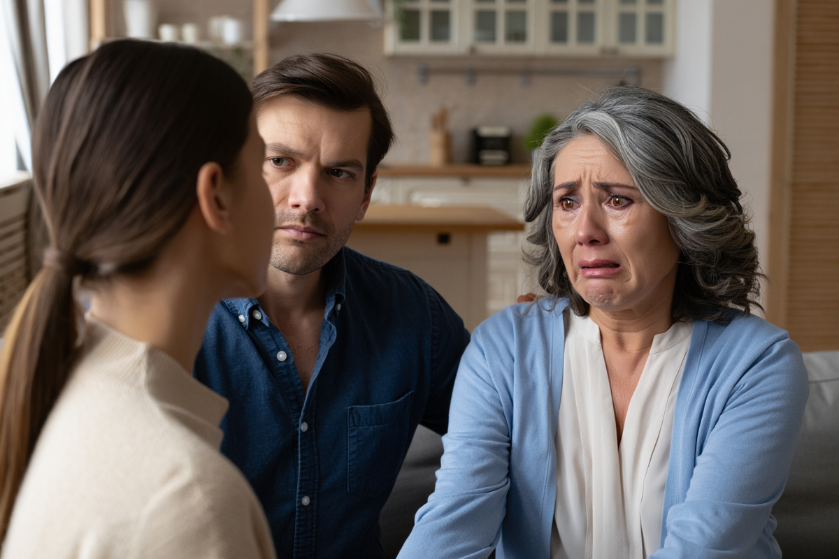 - Восемь лет меня бесплодной называла, а проблемы оказывается у твоего сына.  Извинений не жду, просто уходи - попросила свекровь Анна.