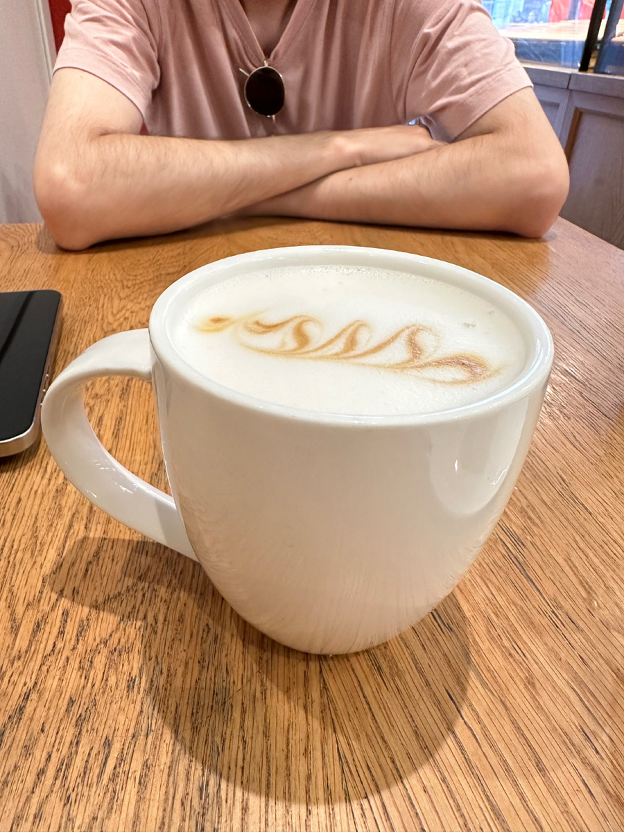 Флэт Уайт 200 мл + топпинг сироп «шоколад»