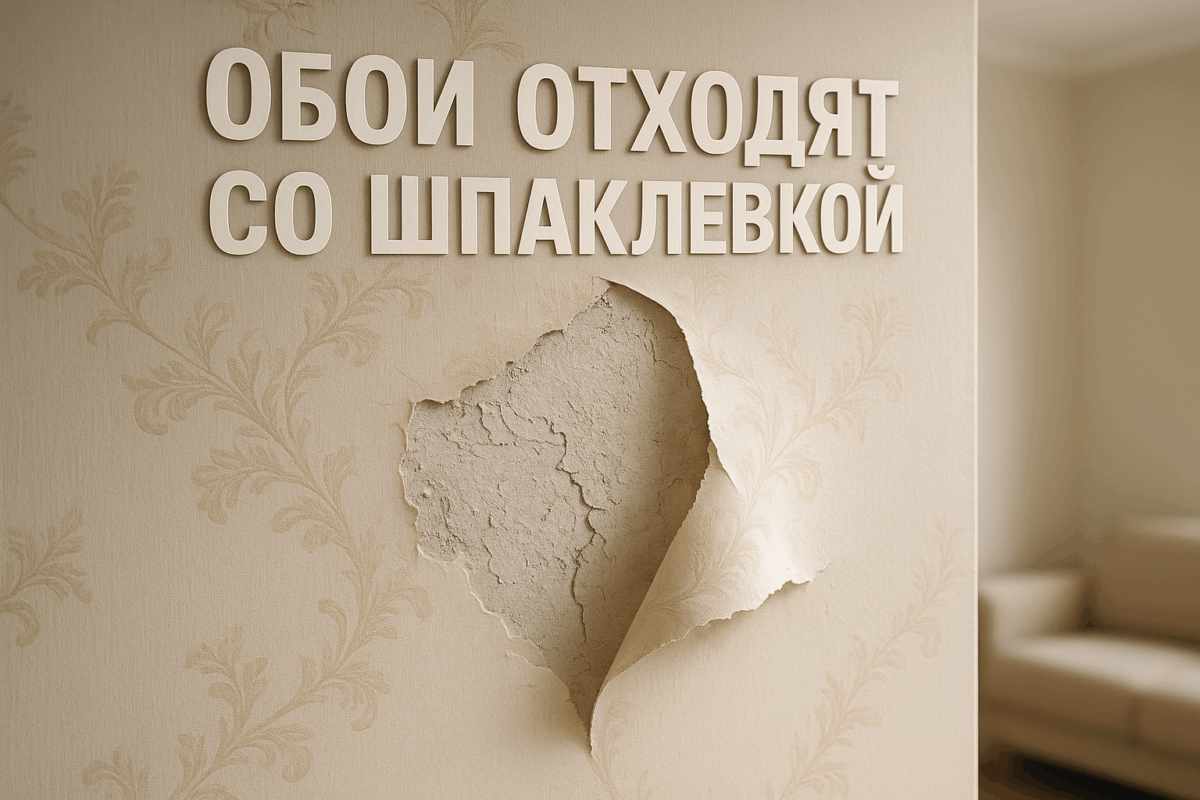    Обои отходят вместе со шпаклевкой — как исправить Михаил Юрьевич