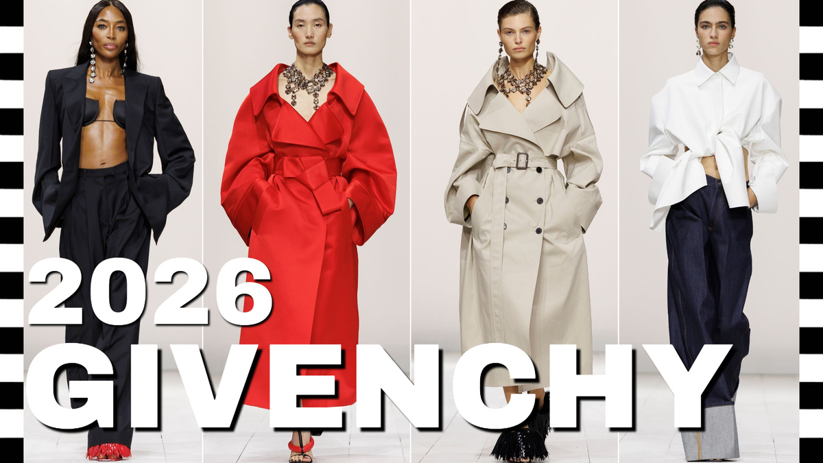Показ коллекции Givenchy весна-лето 2026 на Неделе моды в Париже SS26