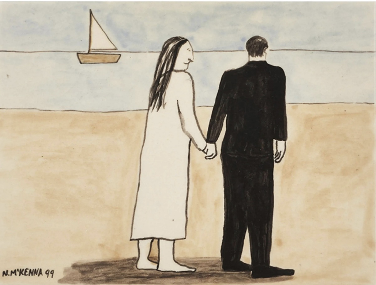 Ноэль Маккена "Мужчина и женщина" 1999 Продано на онлайн аукционе за $920