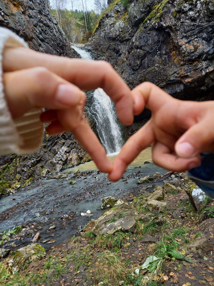 водопад "Макарачик", осень 