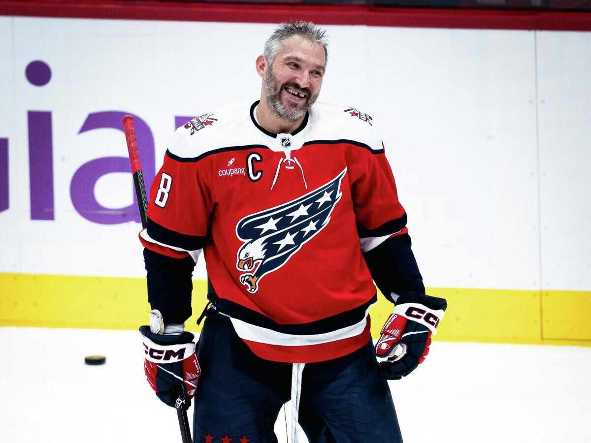    Александр Овечкин© Фото : x.com/capitals