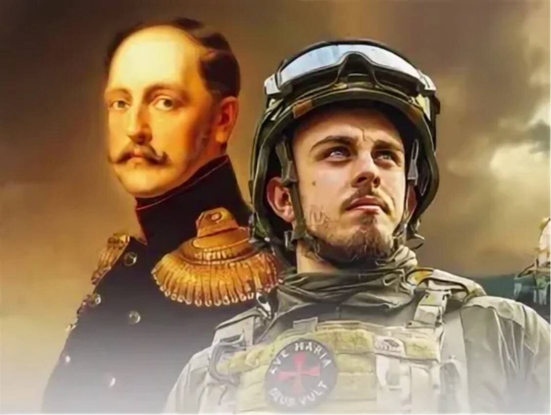    Фото: Крестоносец - Гавриил Дорошин, источник: t.me/DeusVultDonbass