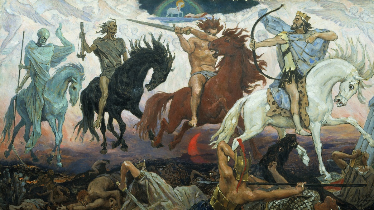 «Воины Апокалипсиса», картина Виктора Васнецова, 1887 г.