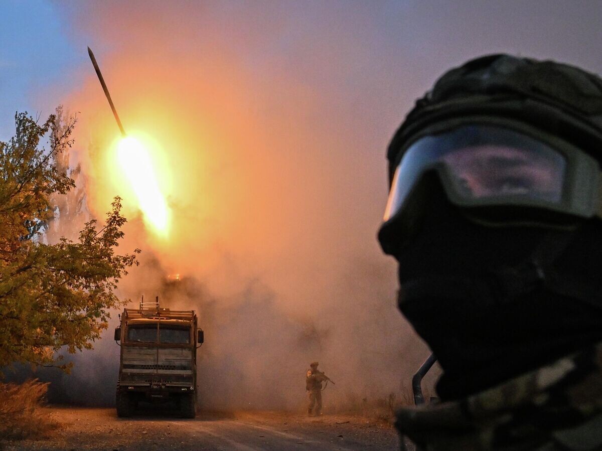    Боевая работа системы дистанционного минирования "Земледелие"© РИА Новости / Станислав Красильников