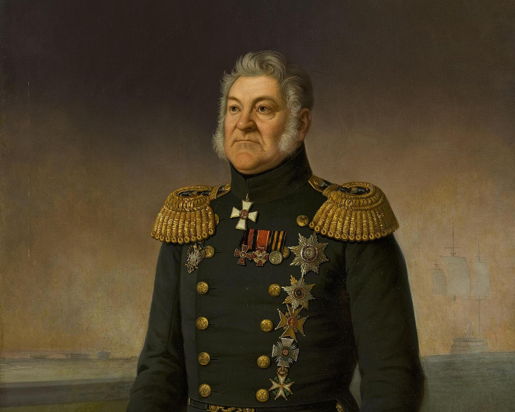 Портрет адмирала Логина Петровича Гейдена (1877) — художник Е. И. Ботман