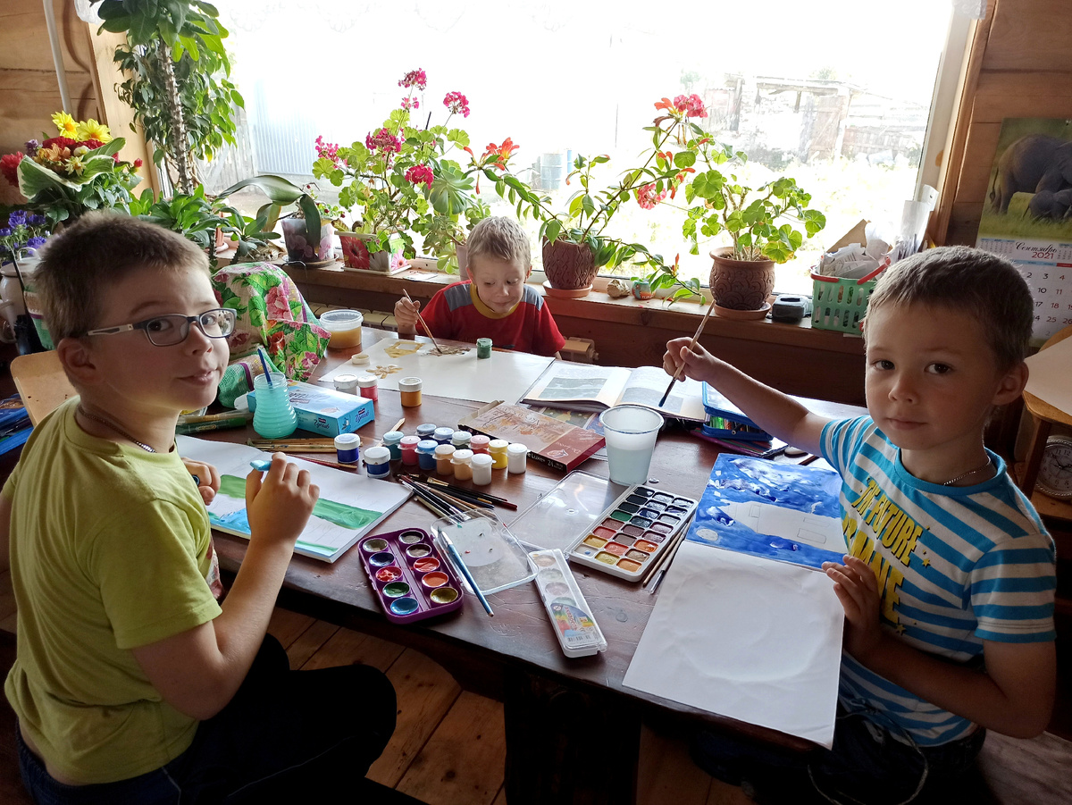 Дети "в потоке" вдохновения