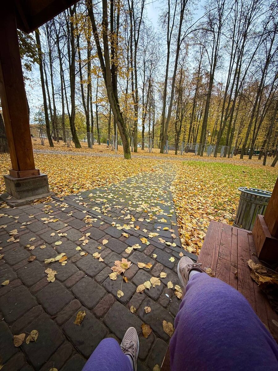 В одном из минских парков осенью. Фото дочери автора статьи