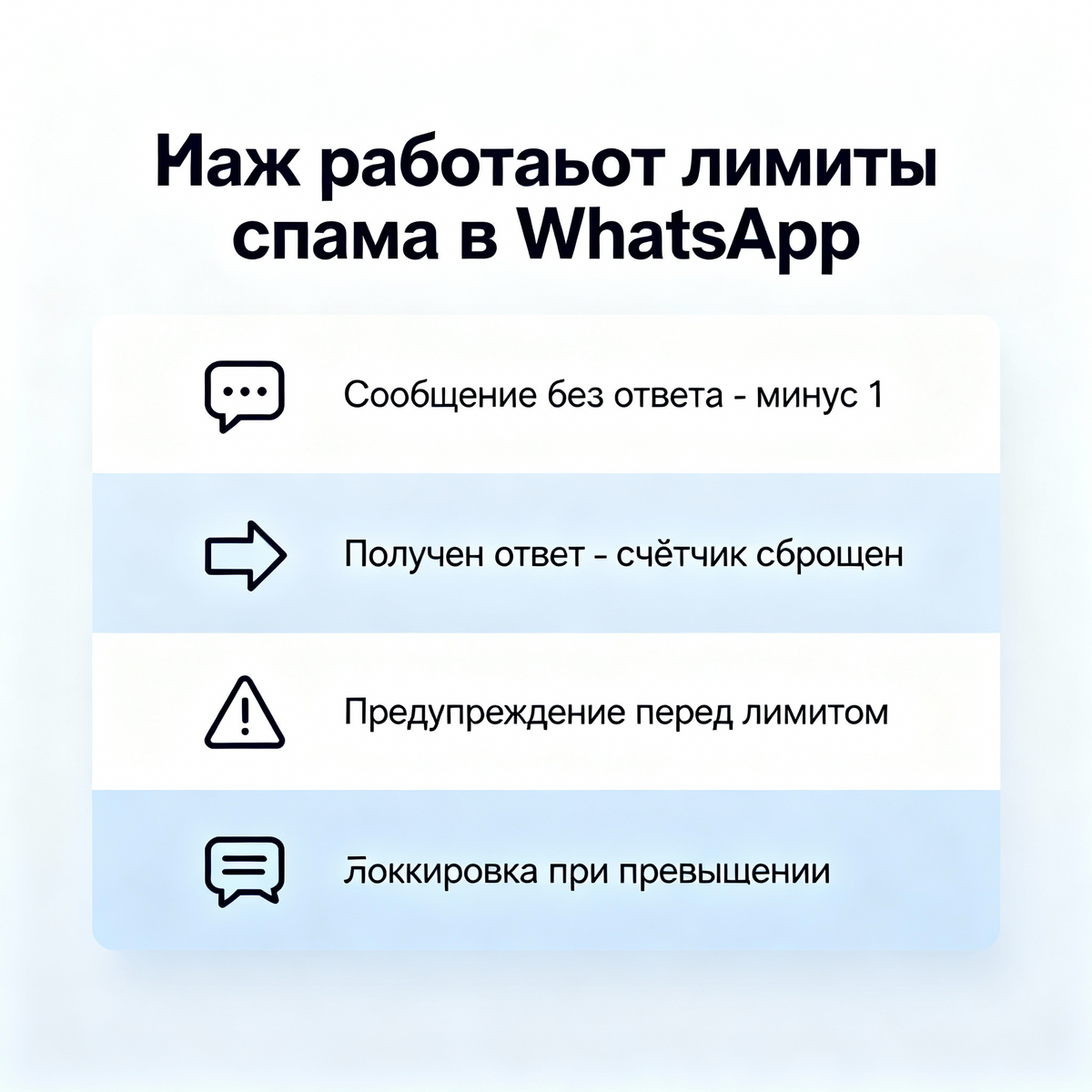 Принцип работы новых ограничений WhatsApp против спама