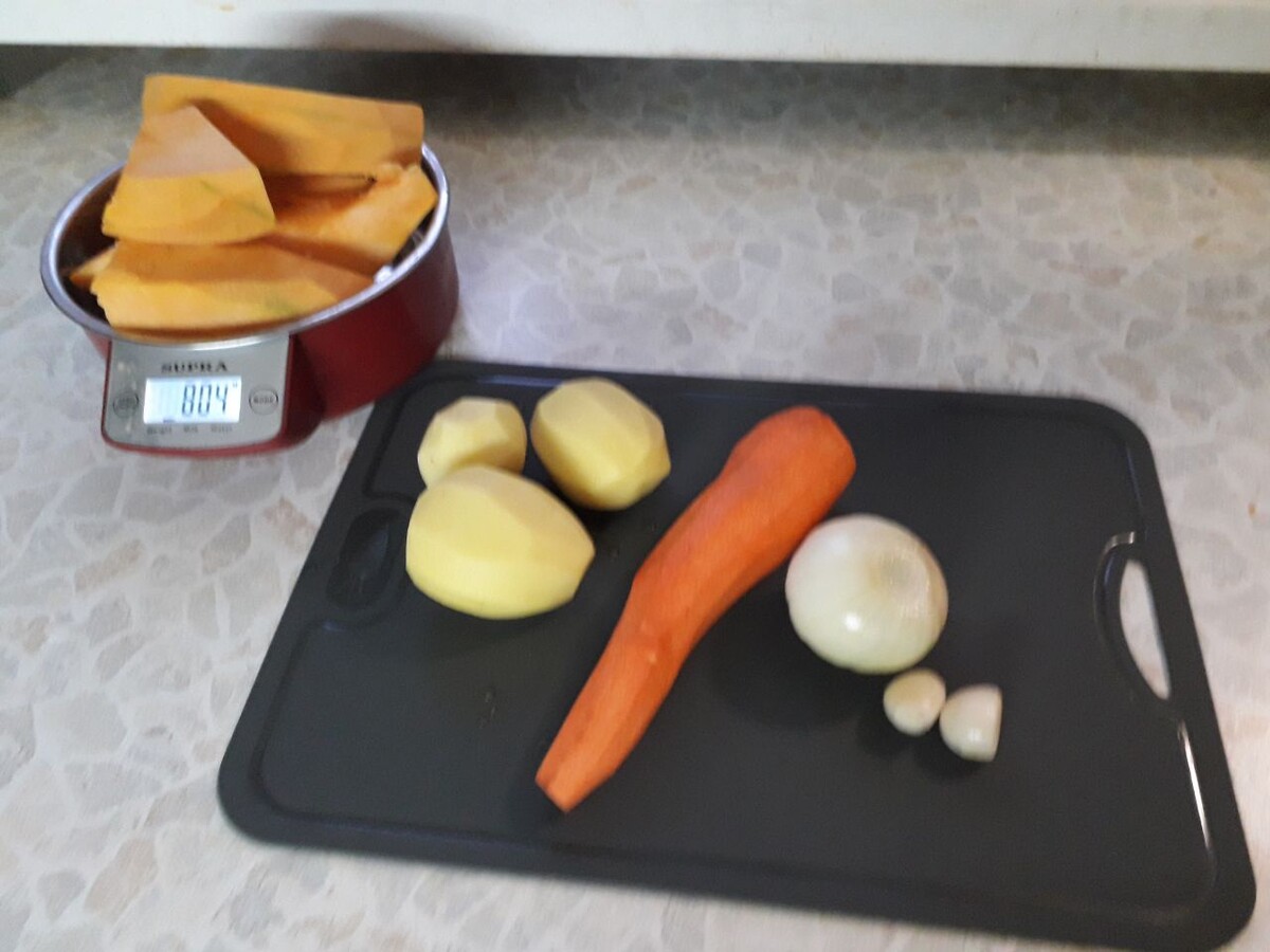 подготовка овощей